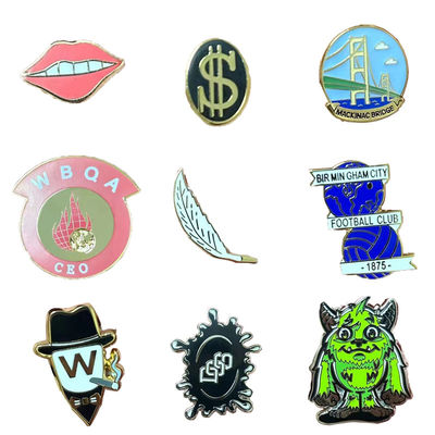Metal 1.5in Soft Enamel Lapel Pins Badge Metal Hard Custom Metal Pin Badges