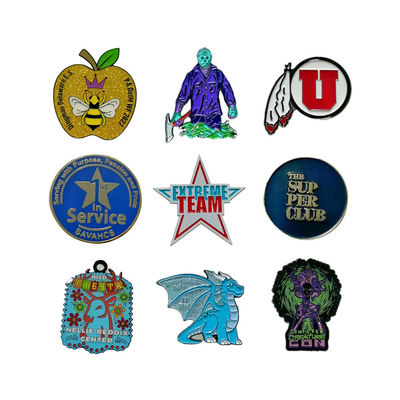 Metal 1.5in Soft Enamel Lapel Pins Badge Metal Hard Custom Metal Pin Badges