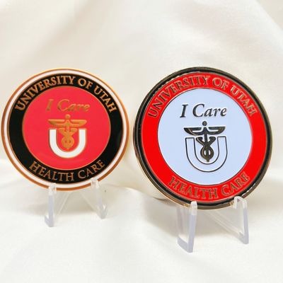 Souvenir 2D  Laser Engraved Coins Custom Metal Coins Round Custom Brass Coins