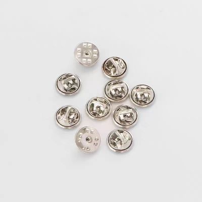 acheter 8 mm de longueur nickel plaqué laiton éclaboussure arrière broche avec l'embrayage papillon pour aucun outil requis émail broches online manufacture