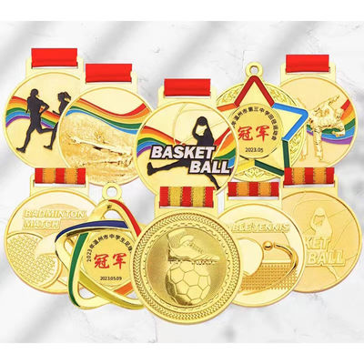 acheter Médaille sportive en alliage de zinc sur mesure avec plaque dorée et conception sur mesure pour les prix et les souvenirs online manufacture