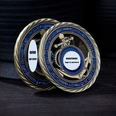 acheter Des pièces de défi personnalisées avec impression à découpe sous pression en alliage de zinc pour une utilisation commémorative à double face online manufacture