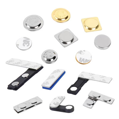 acheter Aimant de badge personnalisé adhésif au néodyme pour une fixation de badge nominatif sûre et durable online manufacture