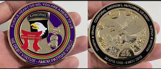 Personalized Custom Metal Soft Enamel Coins Manufacture Coin Challenge  Double Side Metal Coin
