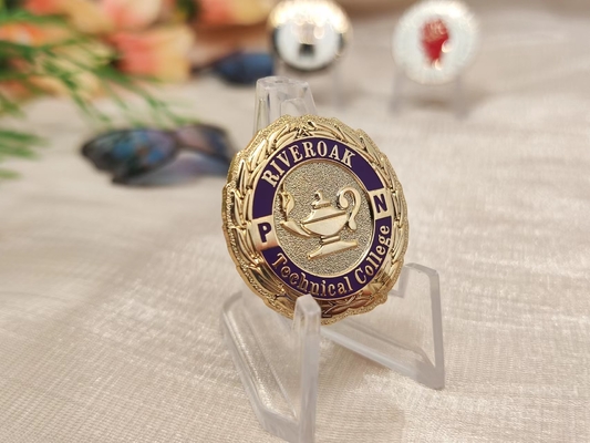 Custom Metal Lapel Pins Badges with Hard or Soft Enamel Gold Silver Copper Finish