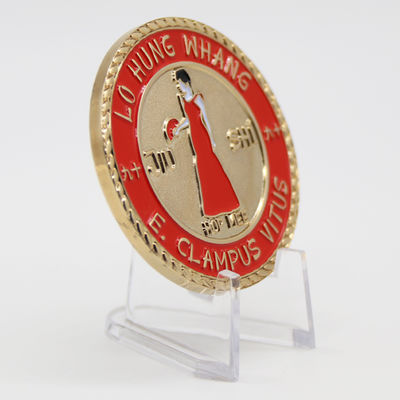 acheter Une pièce de défi personnalisée à double face de 2 pouces - 2,5 pouces avec un revêtement en bronze / or ancien et un design personnalisé online manufacture