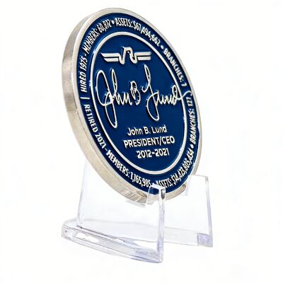 acheter Une pièce de défi personnalisée à double face de 2 pouces - 2,5 pouces avec un revêtement en bronze / or ancien et un design personnalisé online manufacture