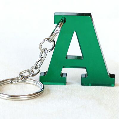 acheter Porte-clés personnalisés en acrylique avec lettres de l'alphabet en plastique, breloques en acrylique, pendentifs de sac online manufacture
