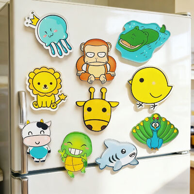 acheter Les aimants de frigo acrylique créatifs avec logo personnalisé sont des autocollants en gros. online manufacture