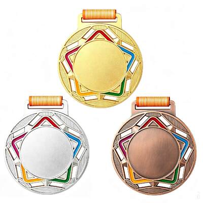acheter Médailles de sport or argent bronze volley-ball avec ruban usine en gros online manufacture