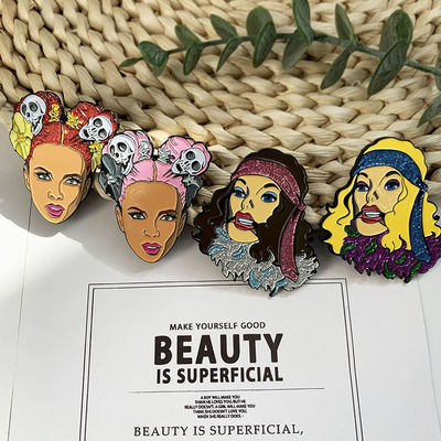 Un bon prix. Logo personnalisé émail dur épingle - écologique épingle en lapel pour les cadeaux promotionnels en ligne