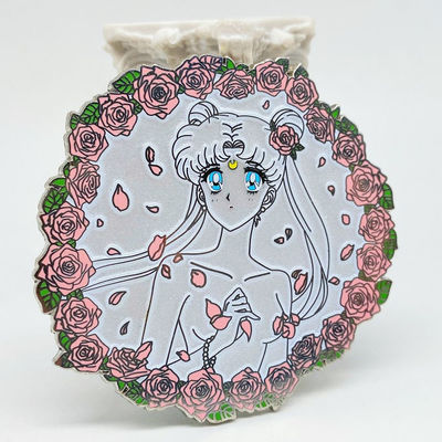 En gros Broche en vrac personnalisée ronde douce émail dur métal magnétique badge épingle à chevilles avec carte de soutien