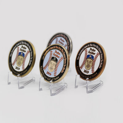 Des pièces de monnaie personnalisées bon marché en or et en argent, des pièces de collection, des souvenirs antiques, des pièces en métal avec boîte.
