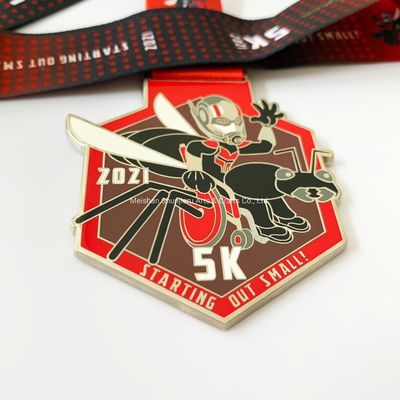 Un bon prix. Impression UV Médaille personnalisée Médailles personnalisées en alliage de zinc de taille 2,25/2,5/3 pouces en ligne