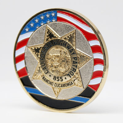 Monnaies personnalisées au logo métallique Challenge en émail 3D dur Monnaies maçonniques