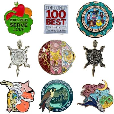 Fabricant personnalisé épingle en lapel métallique épingle en émail dur doux personnalisée
