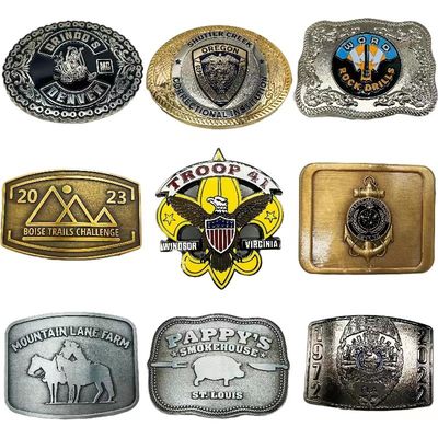 Ceinture blanche personnalisée Boucles en laiton massif Hommes Femmes Dames