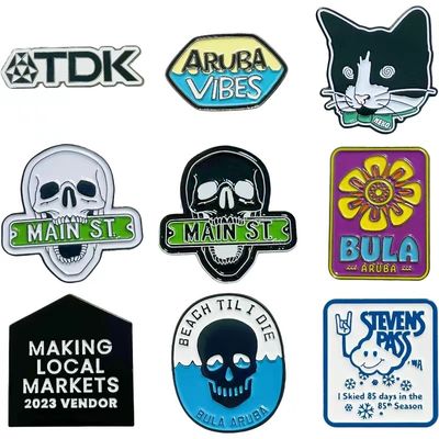 Des épingles personnalisées personnalisent vos badges avec des conceptions personnalisées uniques pour le personnel et l'entreprise