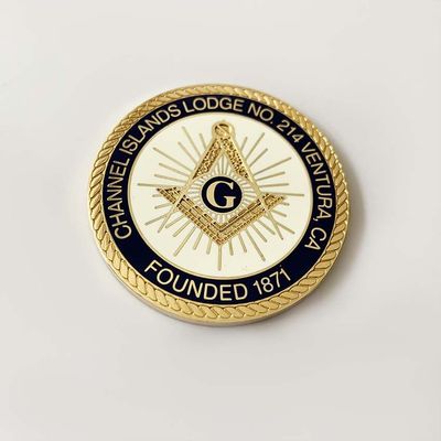 Des pièces personnalisées en alliage de zinc gravées en 3D avec un design personnalisable pour les événements commémoratifs