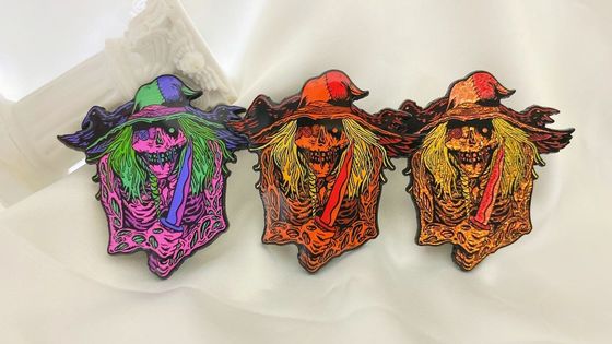 Chapeau artisanal doux Lapelet en métal Les épingles à linge imprimées sur mesure Les broches de lapelet 1,5 mm - 2 mm