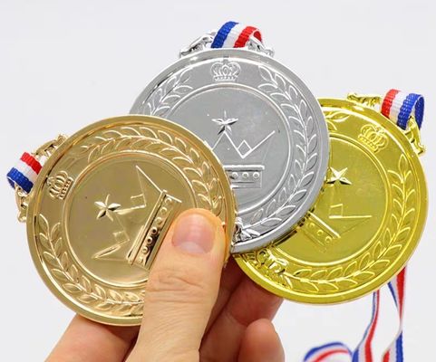 Trophées de football Médailles personnalisées Prix sportif Métal émail Football Prix militaires personnalisés