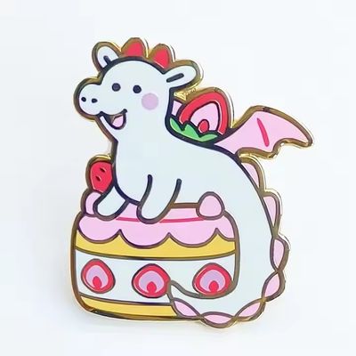 Logo personnalisé Émail dur Glitter Perle Lapel Pin Badge métallique pour la mode Kpop Anime