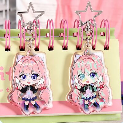 Un bon prix. Chaîne de clés acrylique personnalisée avec des options de couleurs personnalisées pour une utilisation promotionnelle et un savoir-faire transparent en ligne