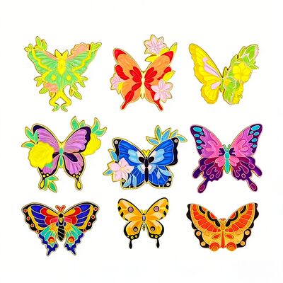 Un bon prix. Épingles en métal et émail teintées, haute qualité, grossier, bête, tigre, Lion, animaux en ligne