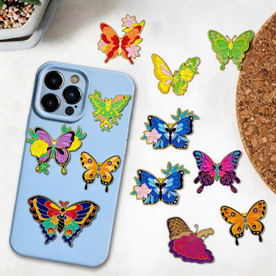 Un bon prix. Autocollant pour téléphone métallique personnalisé pour femmes en ligne