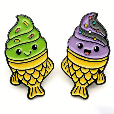 Custom Lapel Pins - Hard Enamel Metal Badges for Employee Recognition