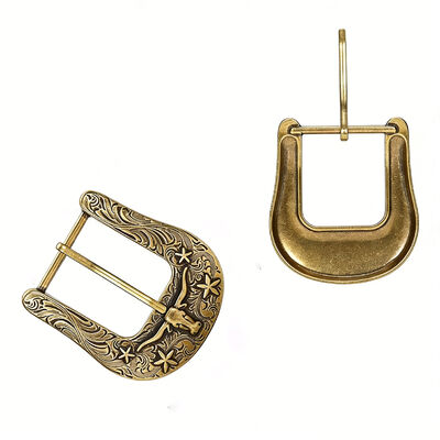 Boucle de ceinture personnalisée avec alliage de zinc d'argent ancien et détails en émail doux colorés pour un style occidental personnalisé