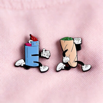 Épinglettes personnalisées en métal sérigraphié en gros pour vêtements, accessoires et image de marque