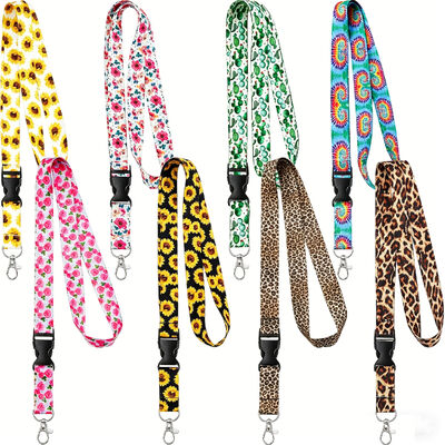 Lanyards personnalisés en polyester avec sérigraphie pour les rubans de médaille