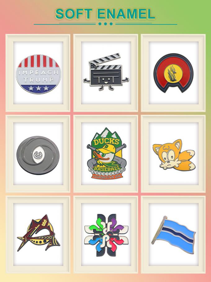 Une broche en émail personnalisée sans brille minimale 2