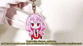 Porte-clés en acrylique personnalisé, concevez le vôtre